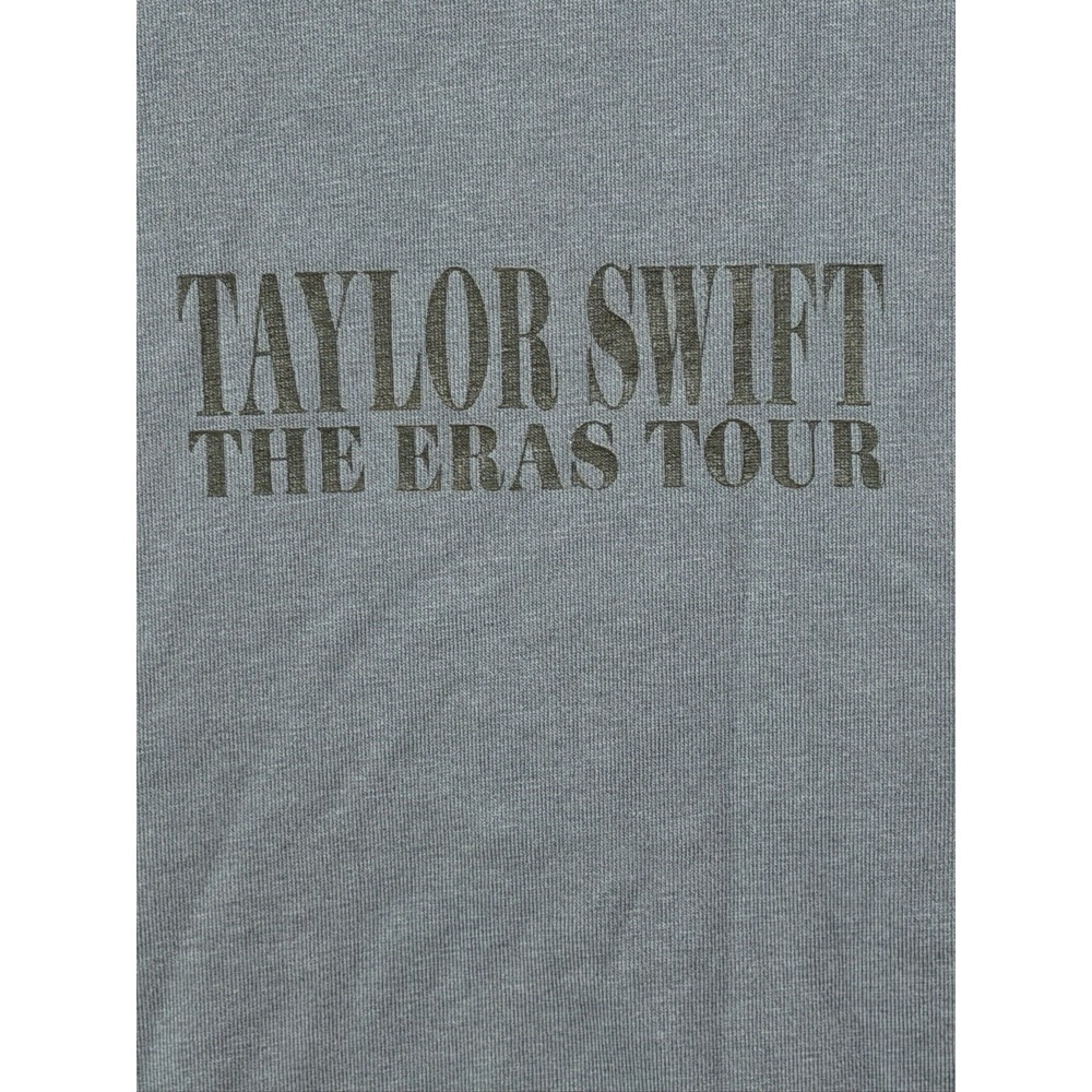 Taylor Swift The Eras Tour 2023-2024 Hoodie Mens Large Blue Gray Pullover - Picture 9 of 10